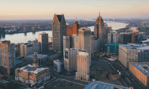 Michigan skyline